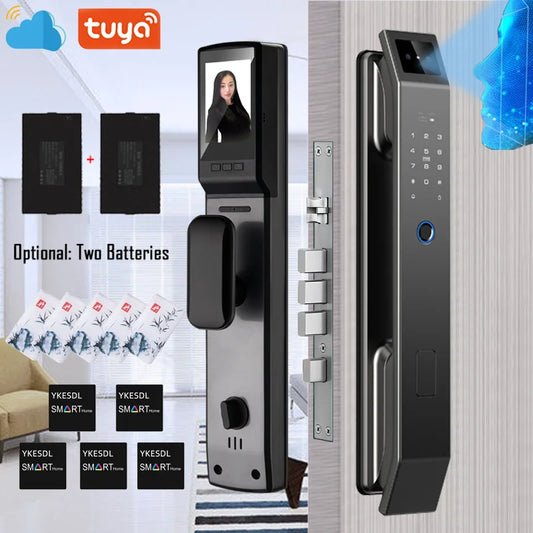 YKESDL 3D Face Recognition Smart Door Lock With Camera