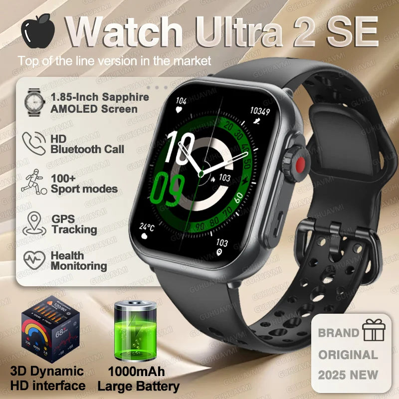 Smart Watch GPS AMOLED 1000mAh Battery Bluetooth Call Waterproof IP68