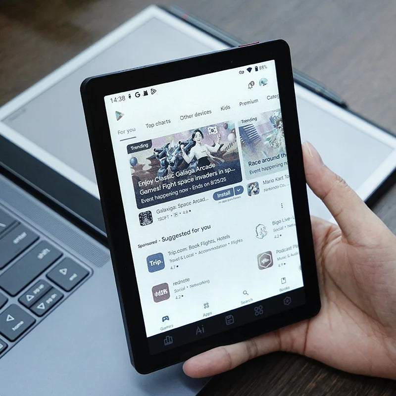 BIGME B6 Ebook Reader With Front Light Android 14 OS