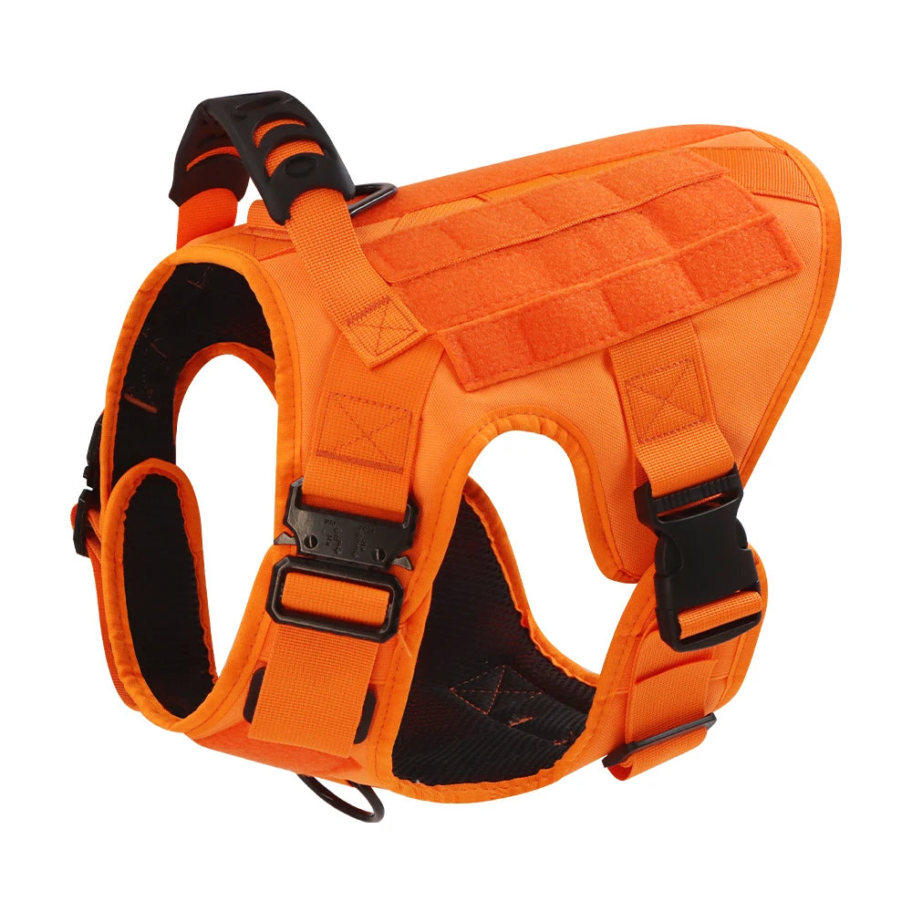 PETRAVEL Military Camouflage Dog Harness Leash Set For Training