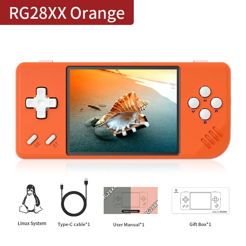 Anbernic RG28XX Mini Handheld Game Console With IPS Screen