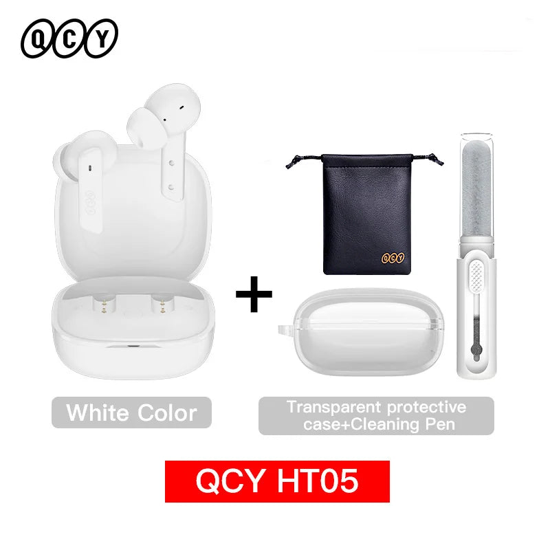 QCY HT05 ANC Wireless Earbuds With 40dB Noise Cancellation