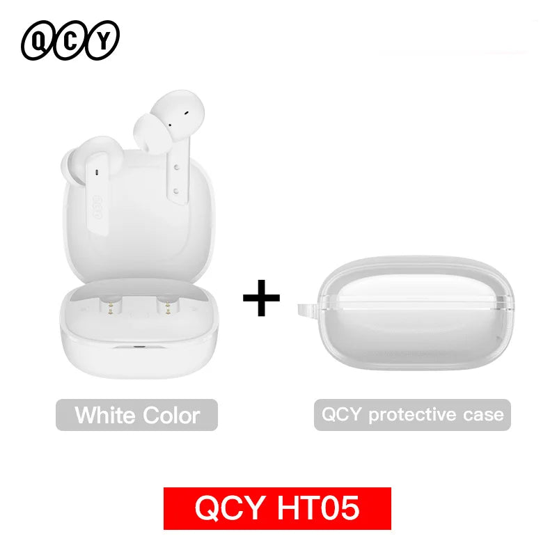 QCY HT05 ANC Wireless Earbuds With 40dB Noise Cancellation