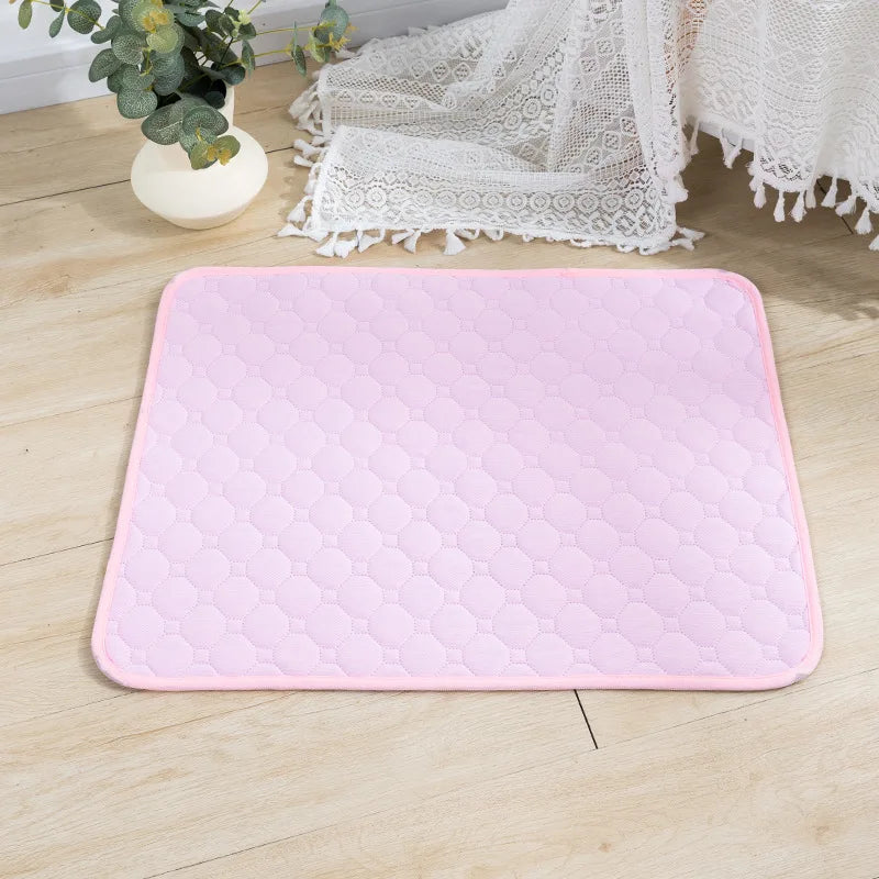 Washable Dog Pee Pad Mat Reusable Absorbent Training Diaper Pad