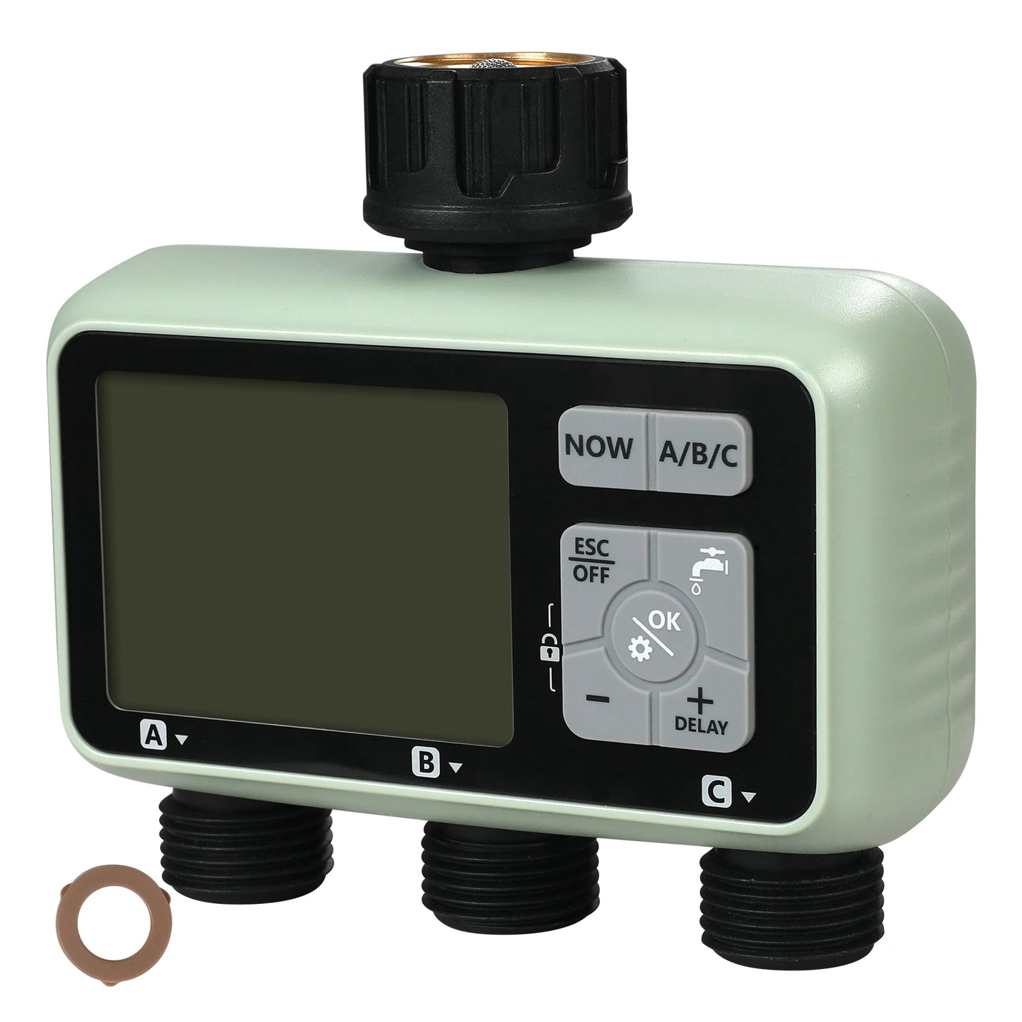 SucceBuy Water Timer With 3 Outlets And Independent Watering Zones