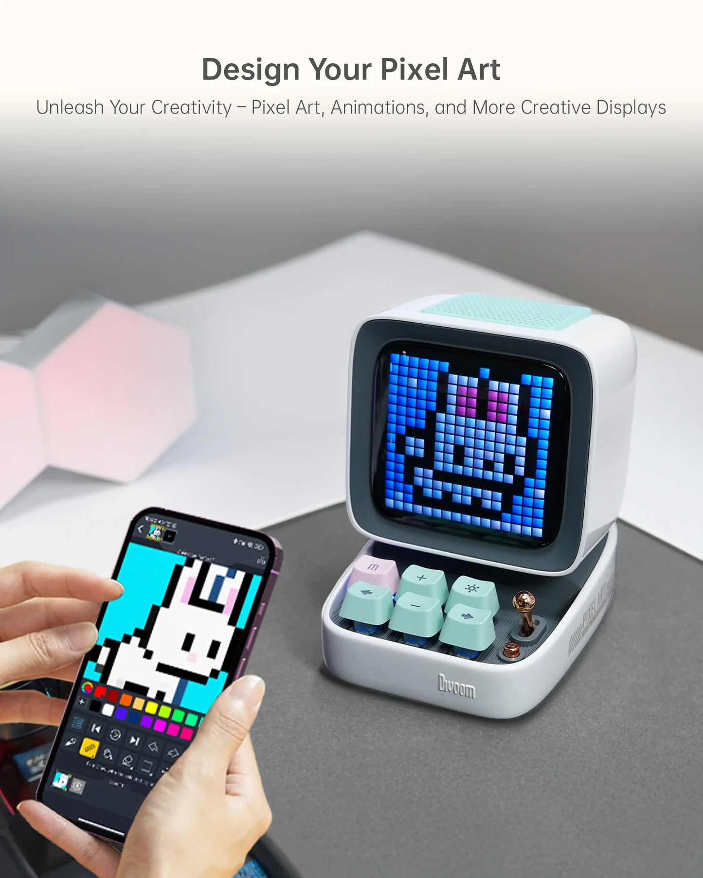 Divoom Ditoo-Pro Bluetooth Pixel Art Speaker With LED Display
