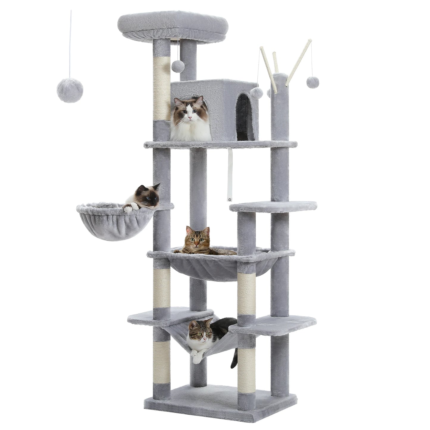 PAWZ Road Large Cat Tree With Five Levels And Perches
