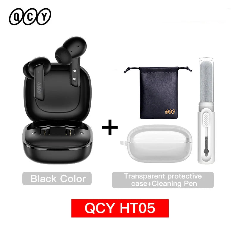 QCY HT05 ANC Wireless Earbuds With 40dB Noise Cancellation