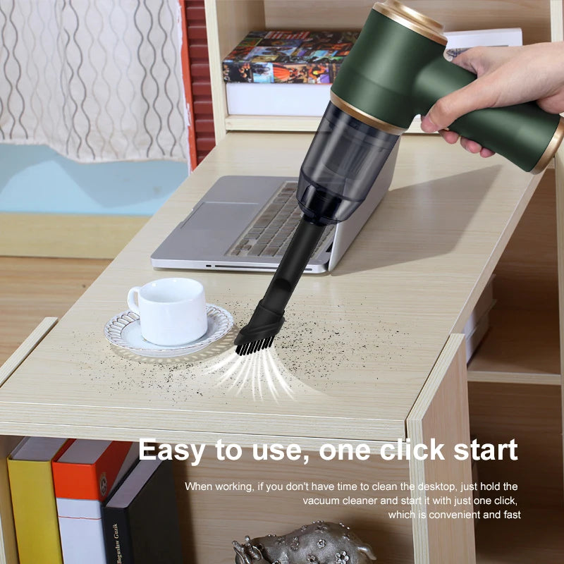 Portable Wireless Car Vacuum Cleaner With HEPA Filter