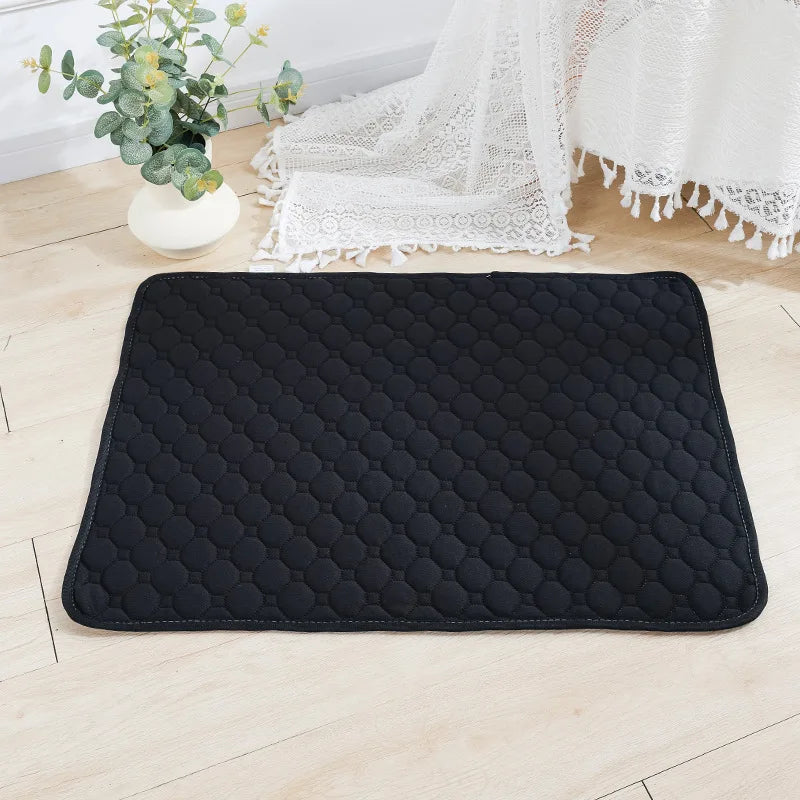 Washable Dog Pee Pad Mat Reusable Absorbent Training Diaper Pad