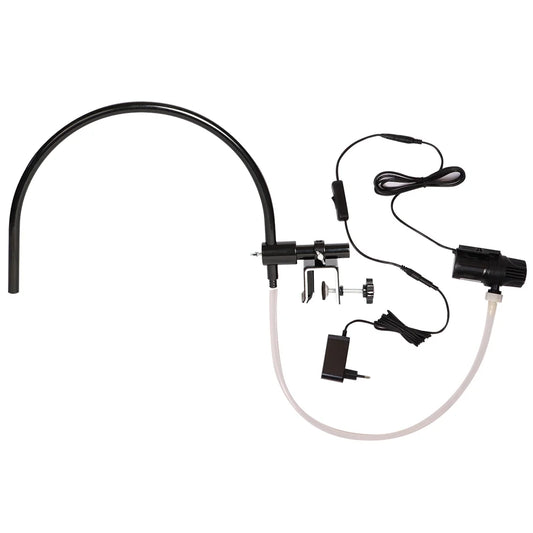 Salon Head Spa Water Waterfall Frame with Pump, Multi-Angle Water Circulation Device for Shampoo Washbasin Shower Equipment