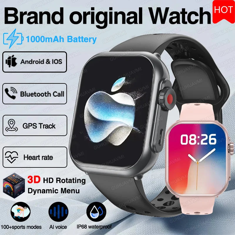Smart Watch GPS AMOLED 1000mAh Battery Bluetooth Call Waterproof IP68