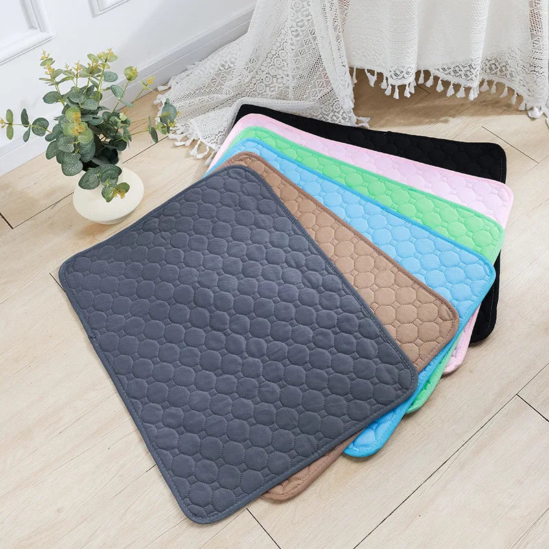 Washable Dog Pee Pad Mat Reusable Absorbent Training Diaper Pad