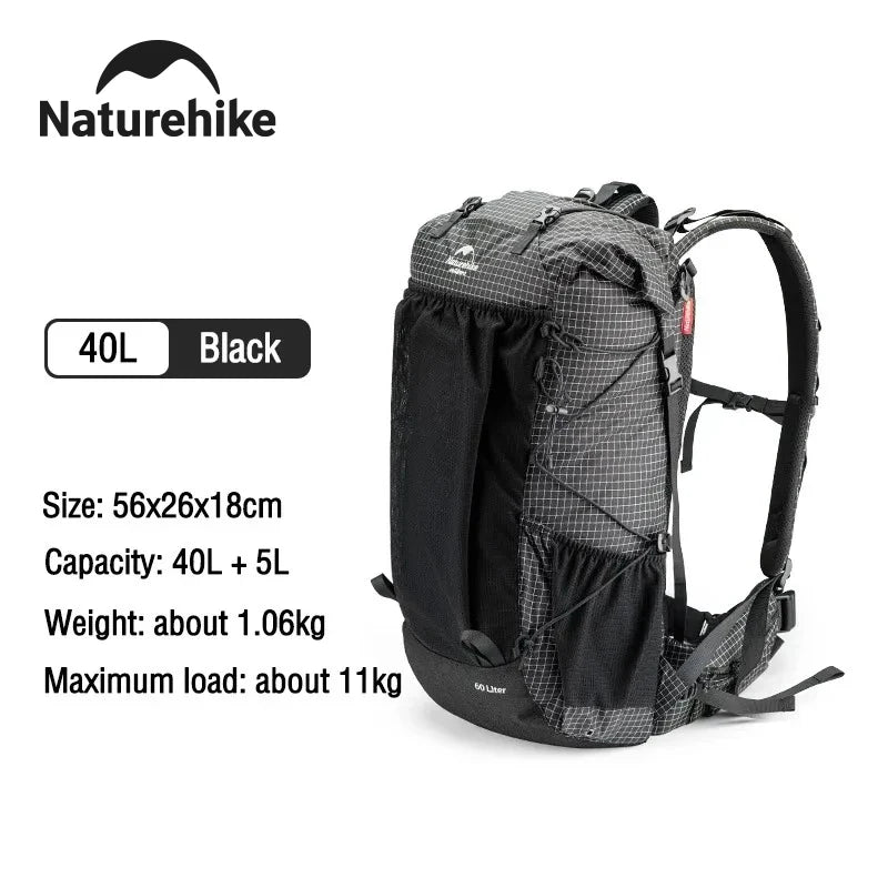 Naturehike Waterproof Mountain Backpack For Climbing Hiking Travel