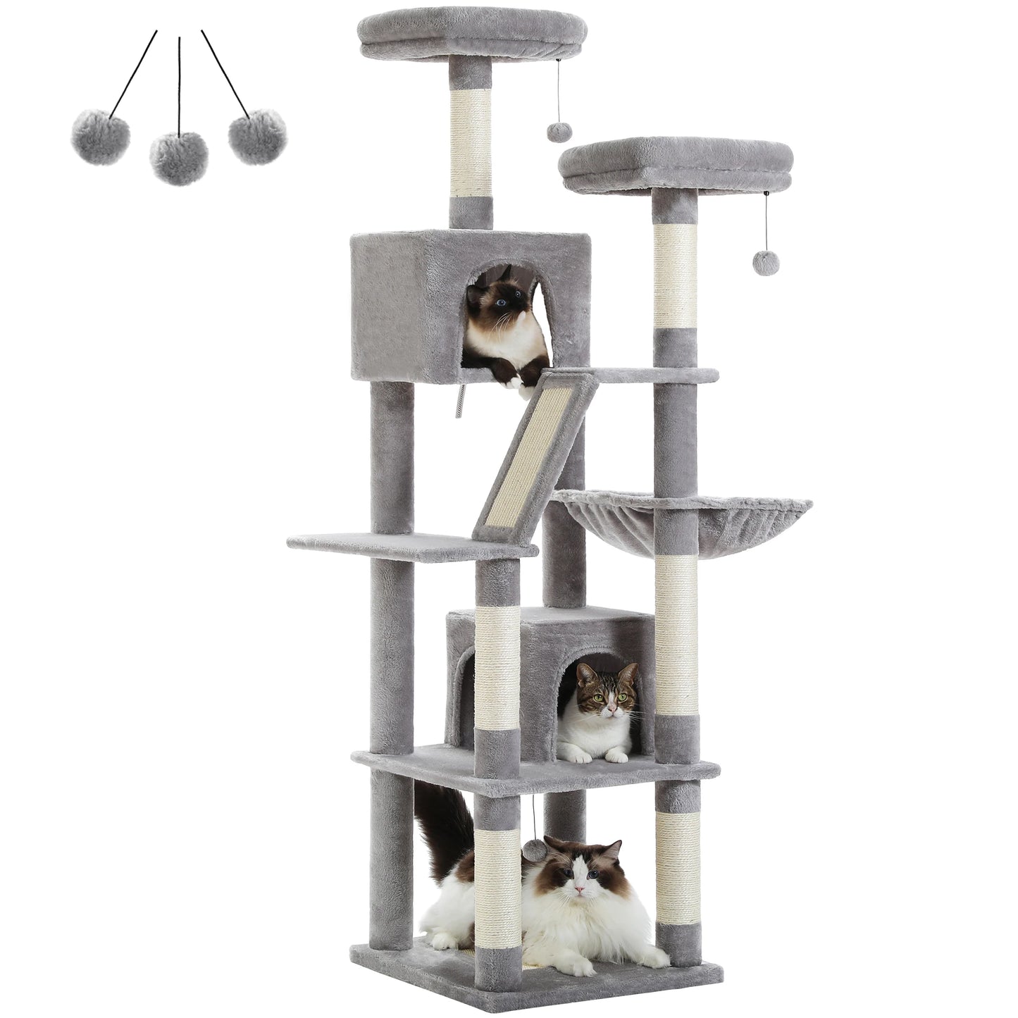 PAWZ Road Large Cat Tree With Five Levels And Perches