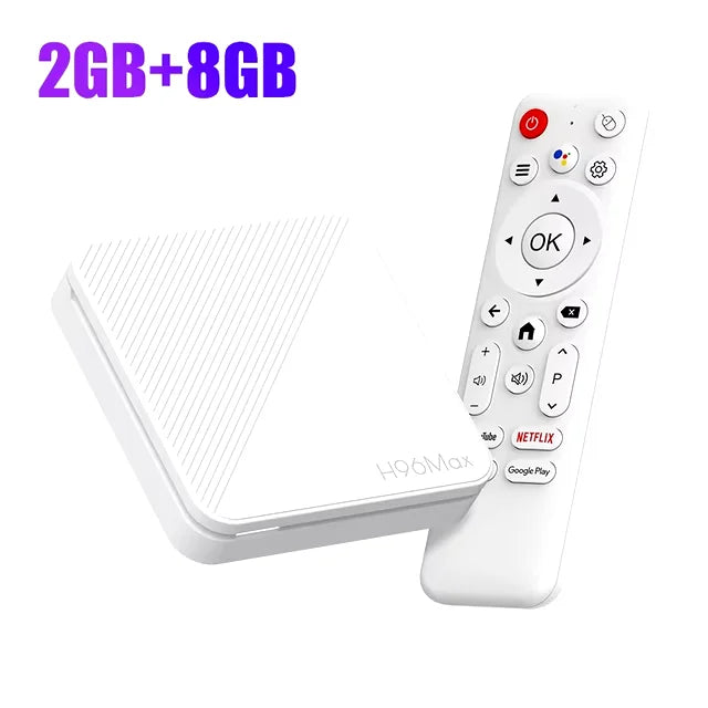 H96 H313 Android TV Box 4K With WiFi 6 Bluetooth 5 Media
