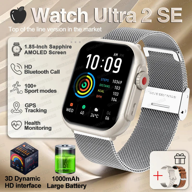 Smart Watch GPS AMOLED 1000mAh Battery Bluetooth Call Waterproof IP68