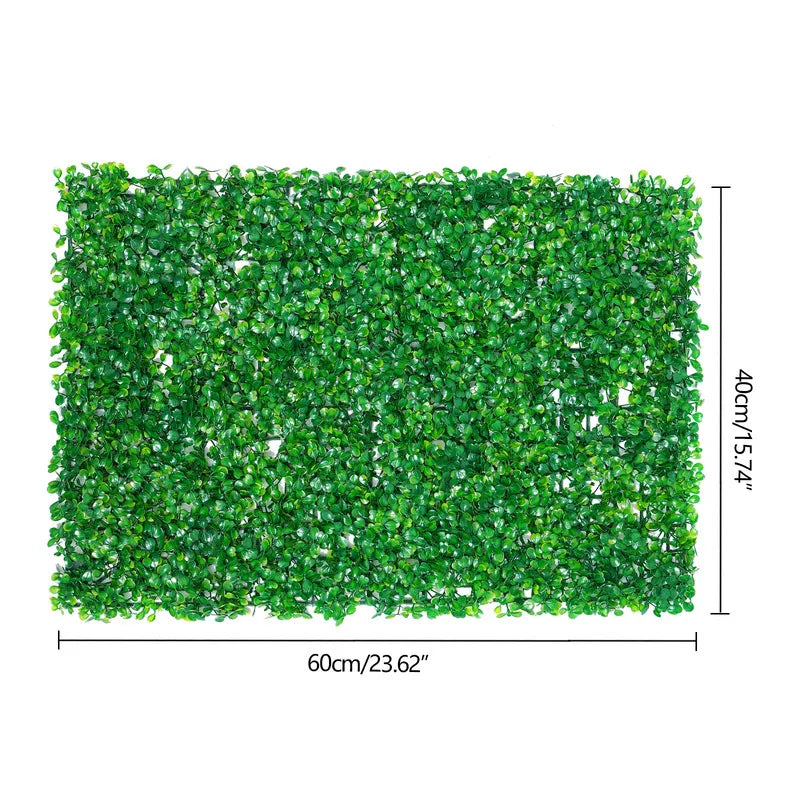 Artificial Hedge Panel Christmas Decorations Grass Mat for Outdoor Decor