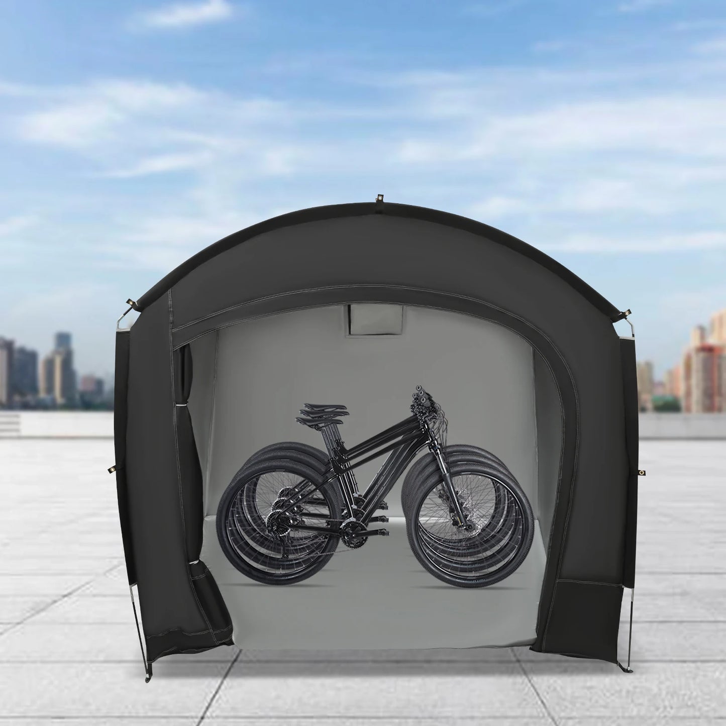 Bike Storage Shed For One To Four Bikes Portable Shelter