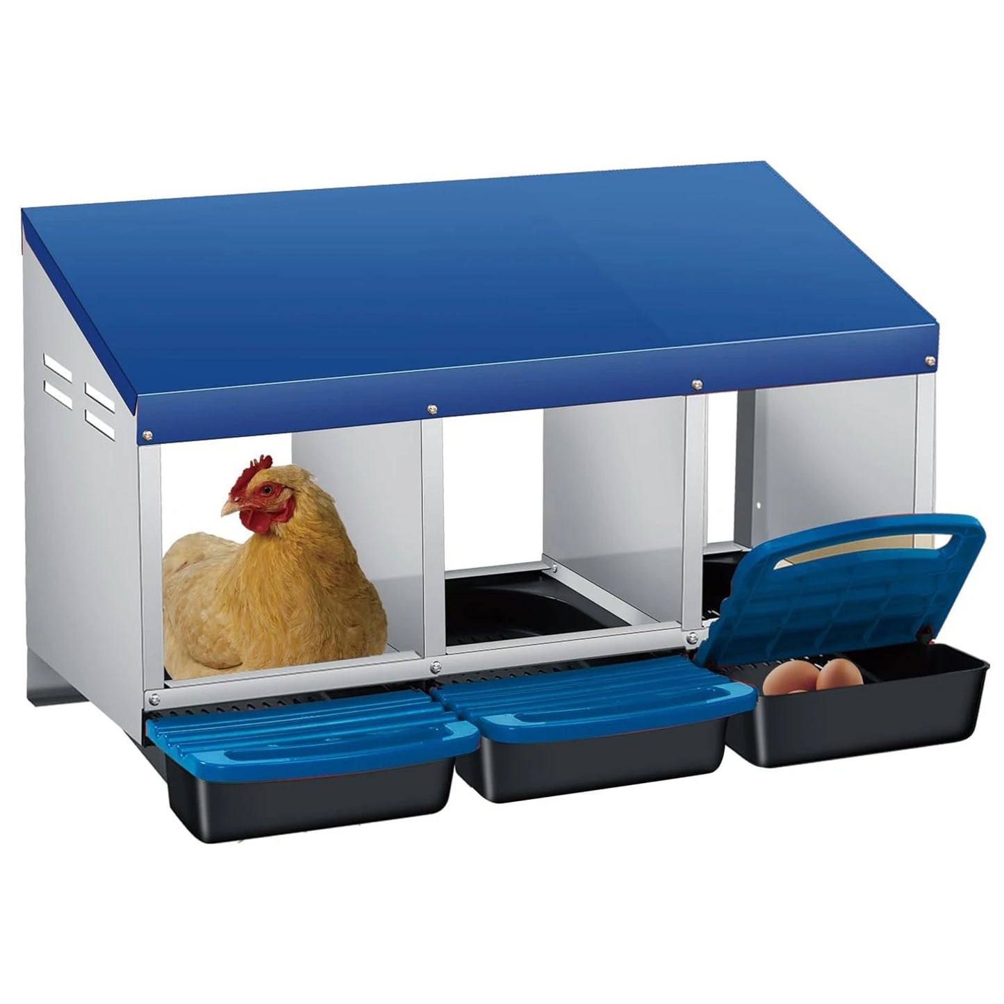 TWISTER.CK Automatic Egg Rollout Chicken Nesting Box