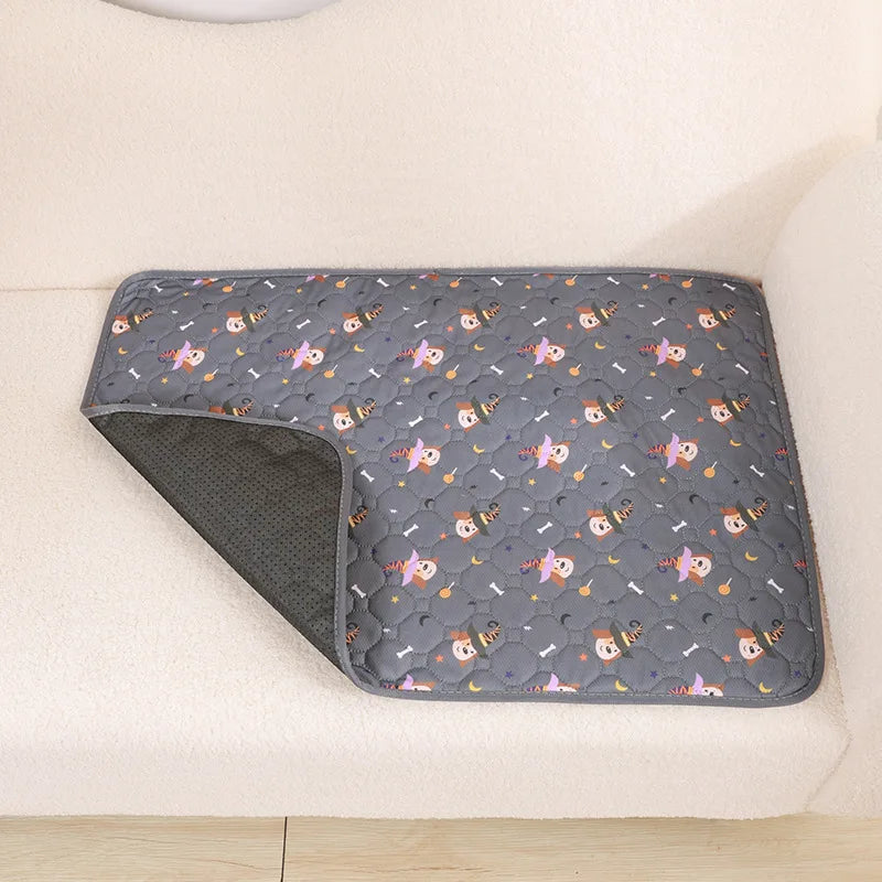 Washable Dog Pee Pad Mat Reusable Absorbent Training Diaper Pad