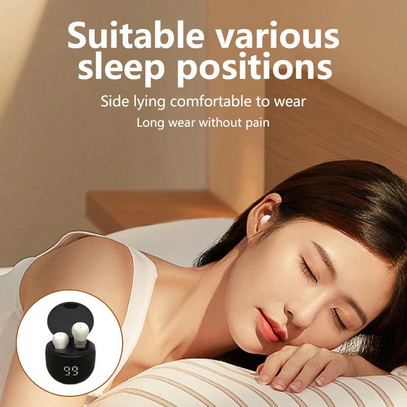 Heavy Bass Sleep Headphones Wireless Bluetooth Earbuds With Mic