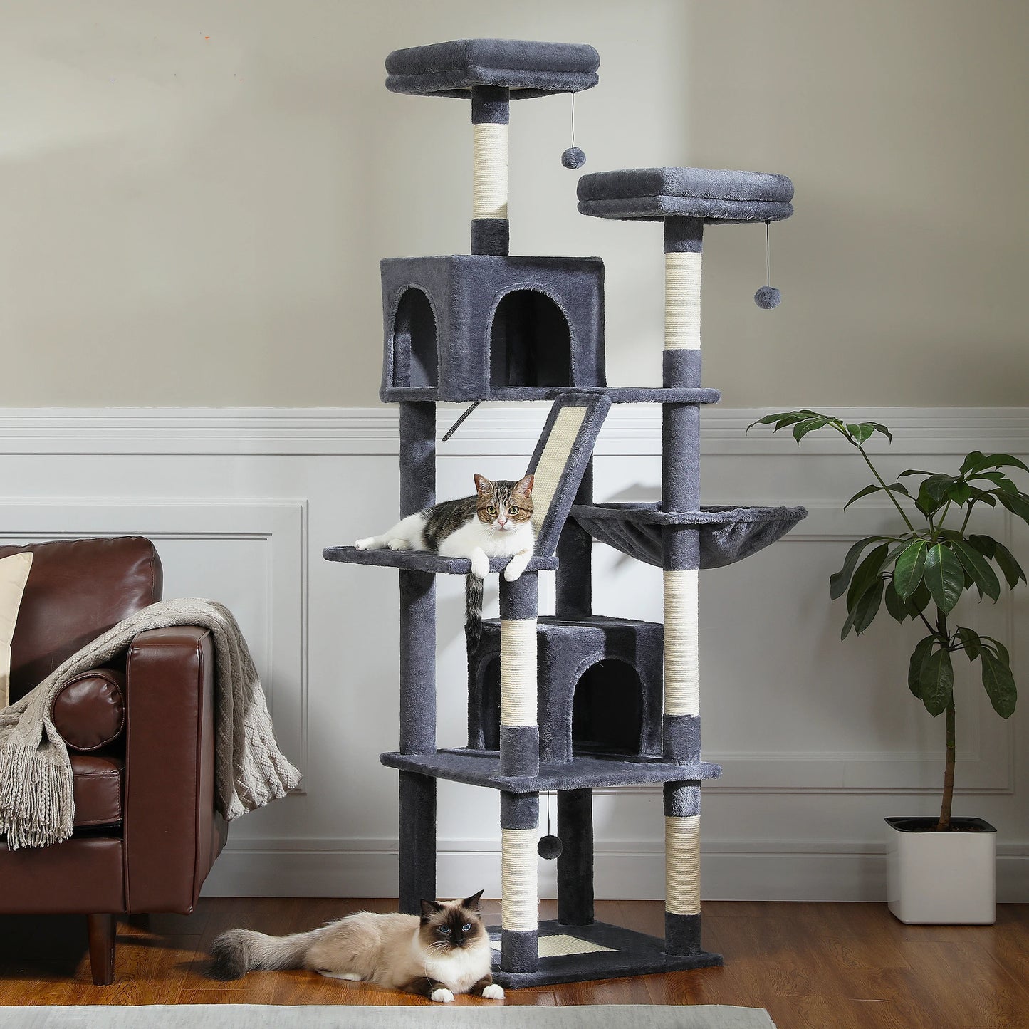 PAWZ Road Large Cat Tree With Five Levels And Perches