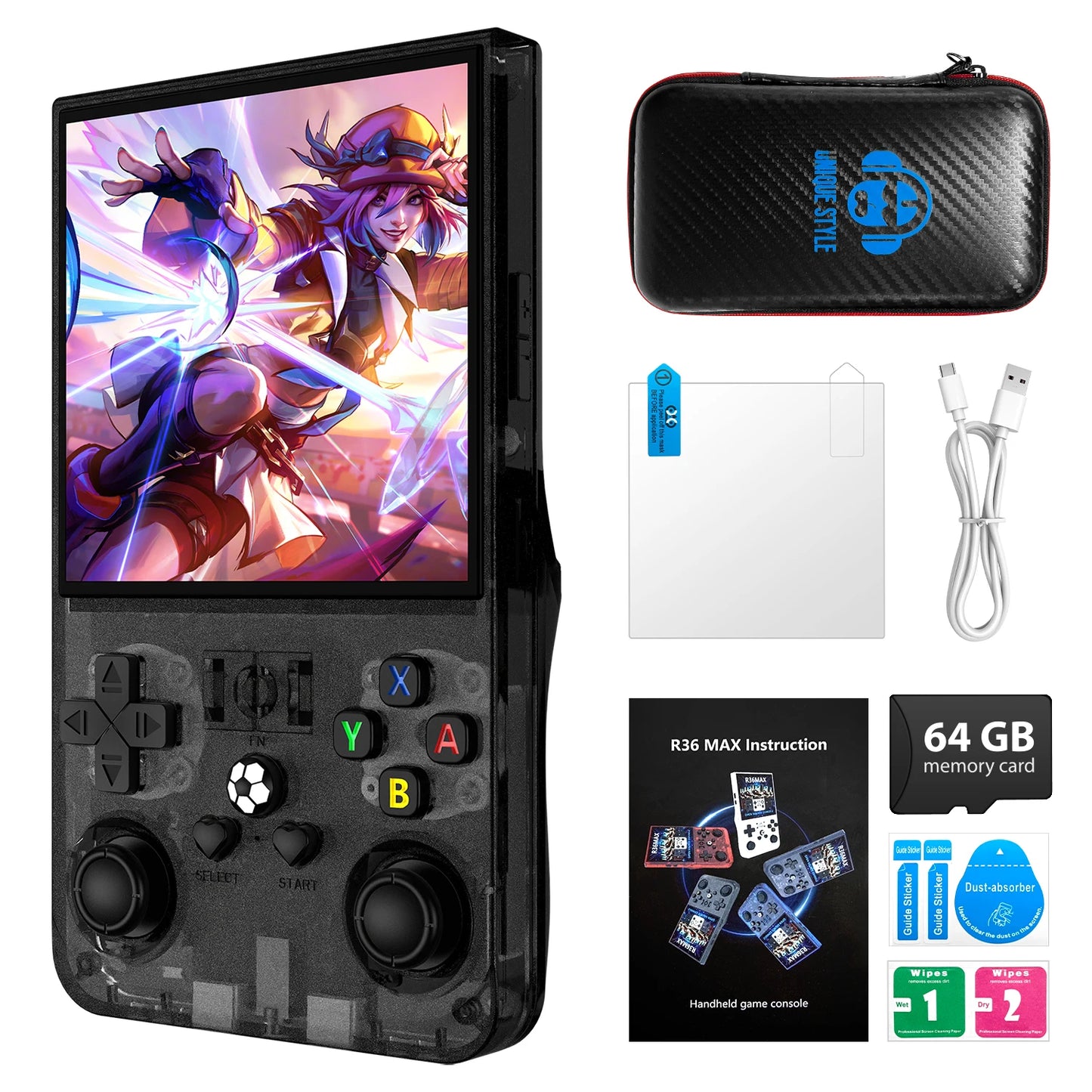 AISLPC R36MAX Handheld Retro Game Console RK3326 Chip