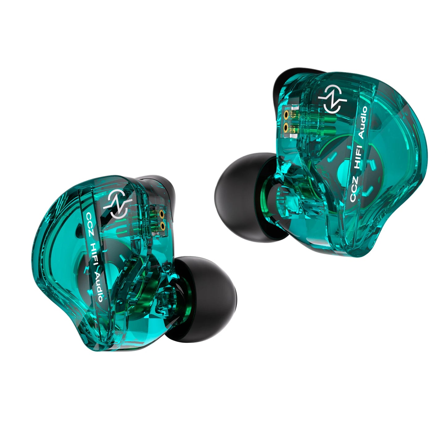 CCZ DC01 Pro Wired IEM Earphones, Powerful Bass Single Dynamic Driver In Ear Monitor, Comfortable Patented Ear Hook for Gaming Musicians Podcast Recording