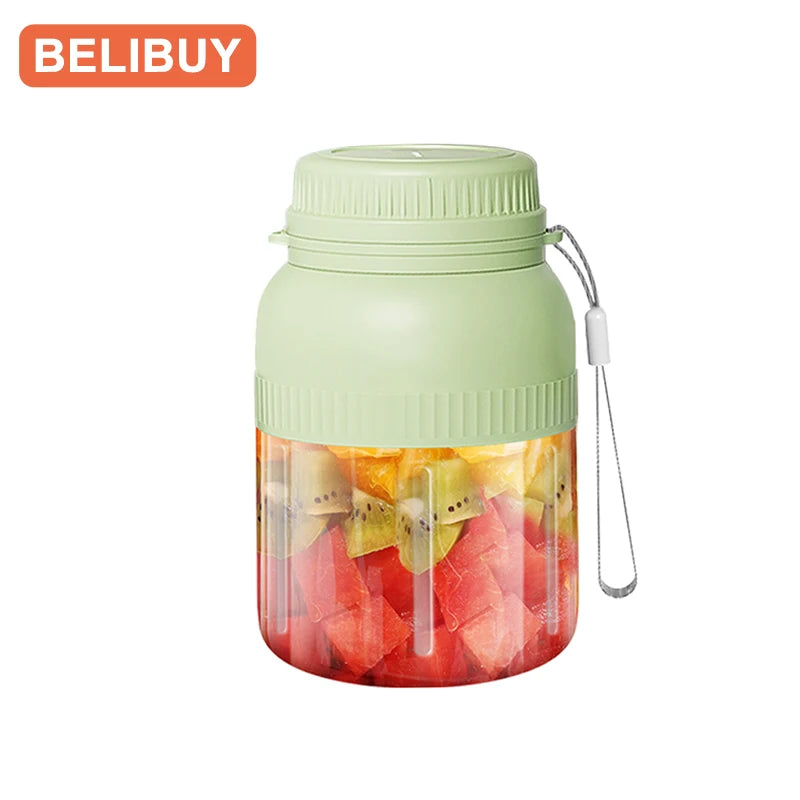 Portable USB Electric Juicer Cup With 6 Blades Blender