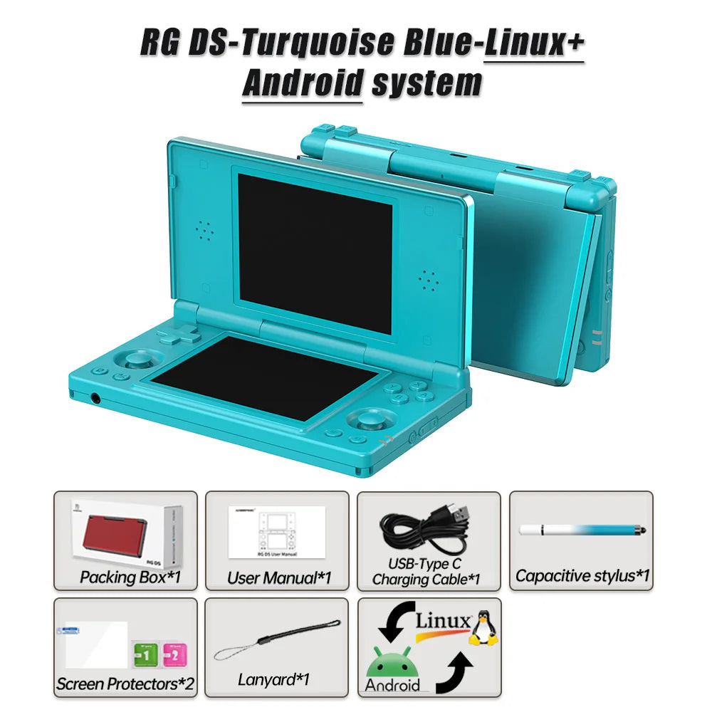 Anbernic RG DS Dual 4.0 IPS Android Handheld Gaming Console