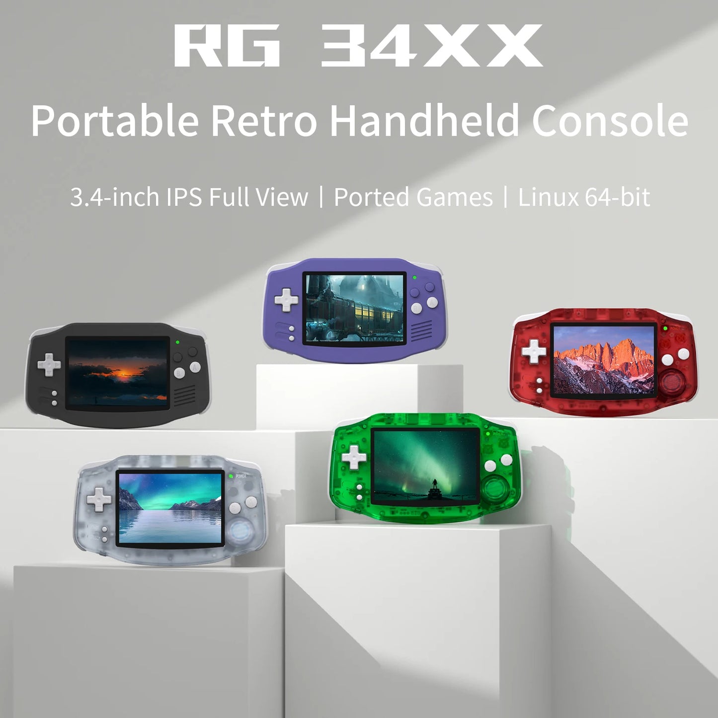 Anbernic RG34XX Handheld Game Console Made For Retro Gaming