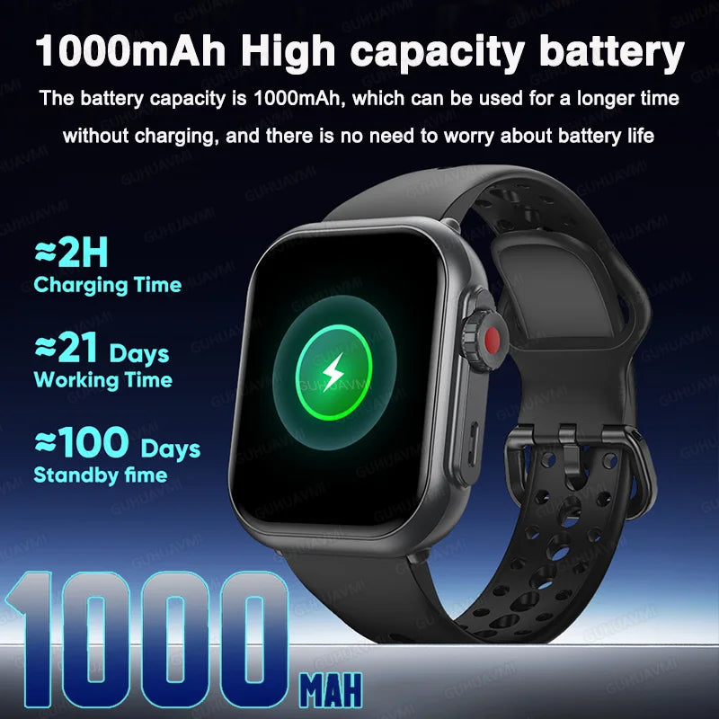 Smart Watch GPS AMOLED 1000mAh Battery Bluetooth Call Waterproof IP68