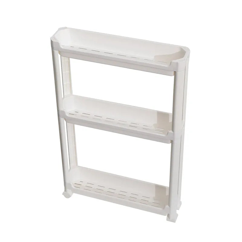 Bathroom Cabinet  Behind The Door Storage and Kitchen Storage Rack Multi-layer Narrow Cabinet Space Saving Trolley Storage Rack