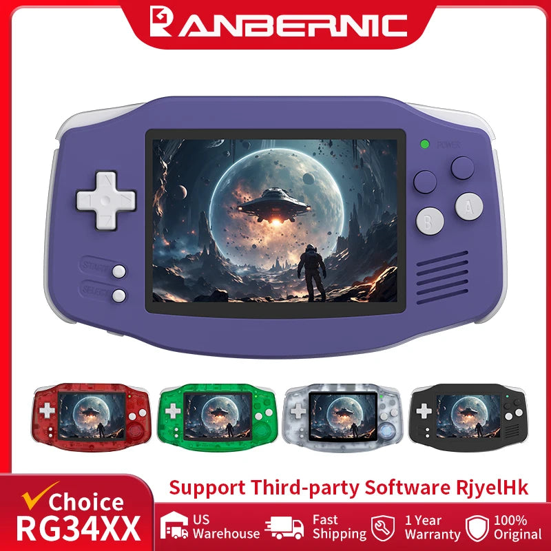 Anbernic RG34XX Retro Handheld Game Console With WiFi Bluetooth