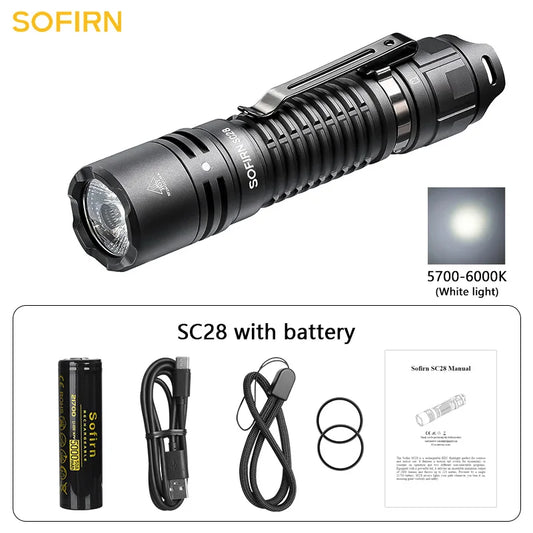 Sofirn SC28 2800Lm Rechargeable XHP50B LED Flashlight