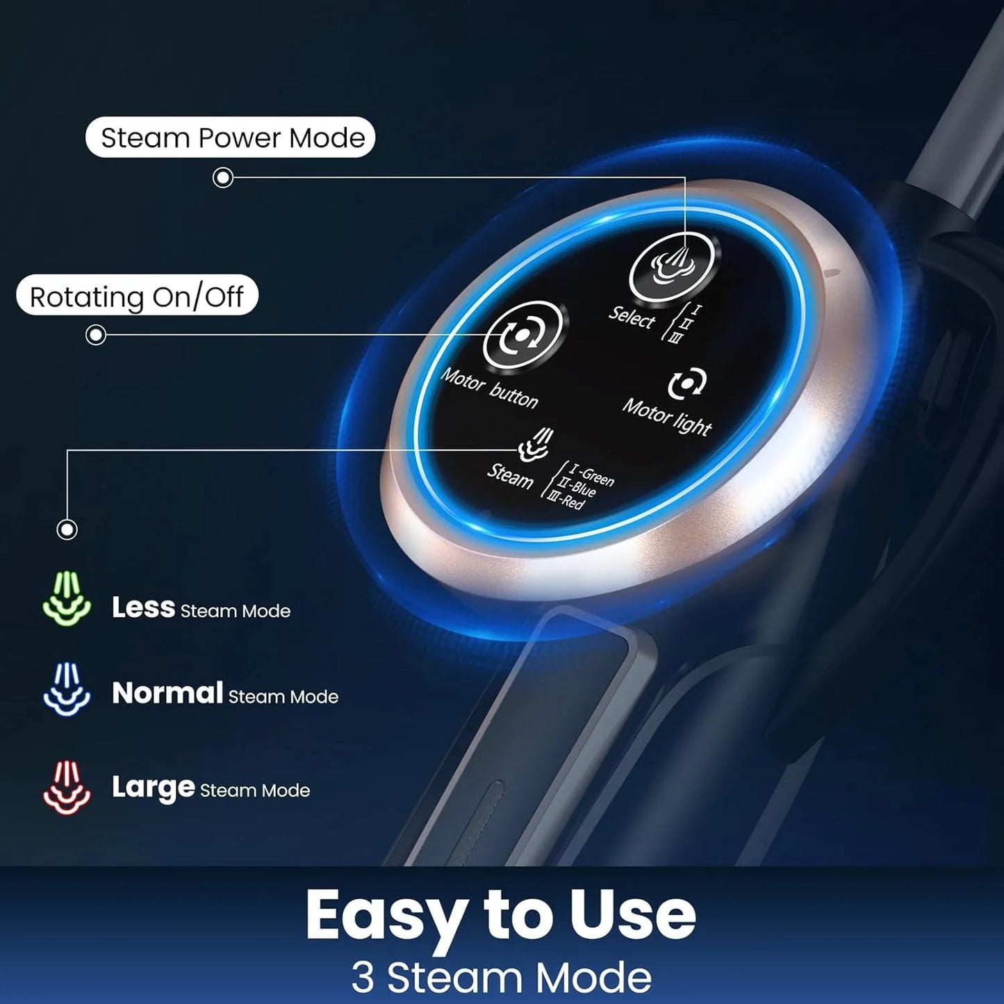 INSE VM6 Scrubbing Steam Mop 10 In 1 1300W Powerful Cleaner